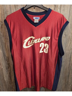 NBA Lebron James Cleveland Cavaliers Cavs Basketball Jersey #23 Size 2XL Vintage